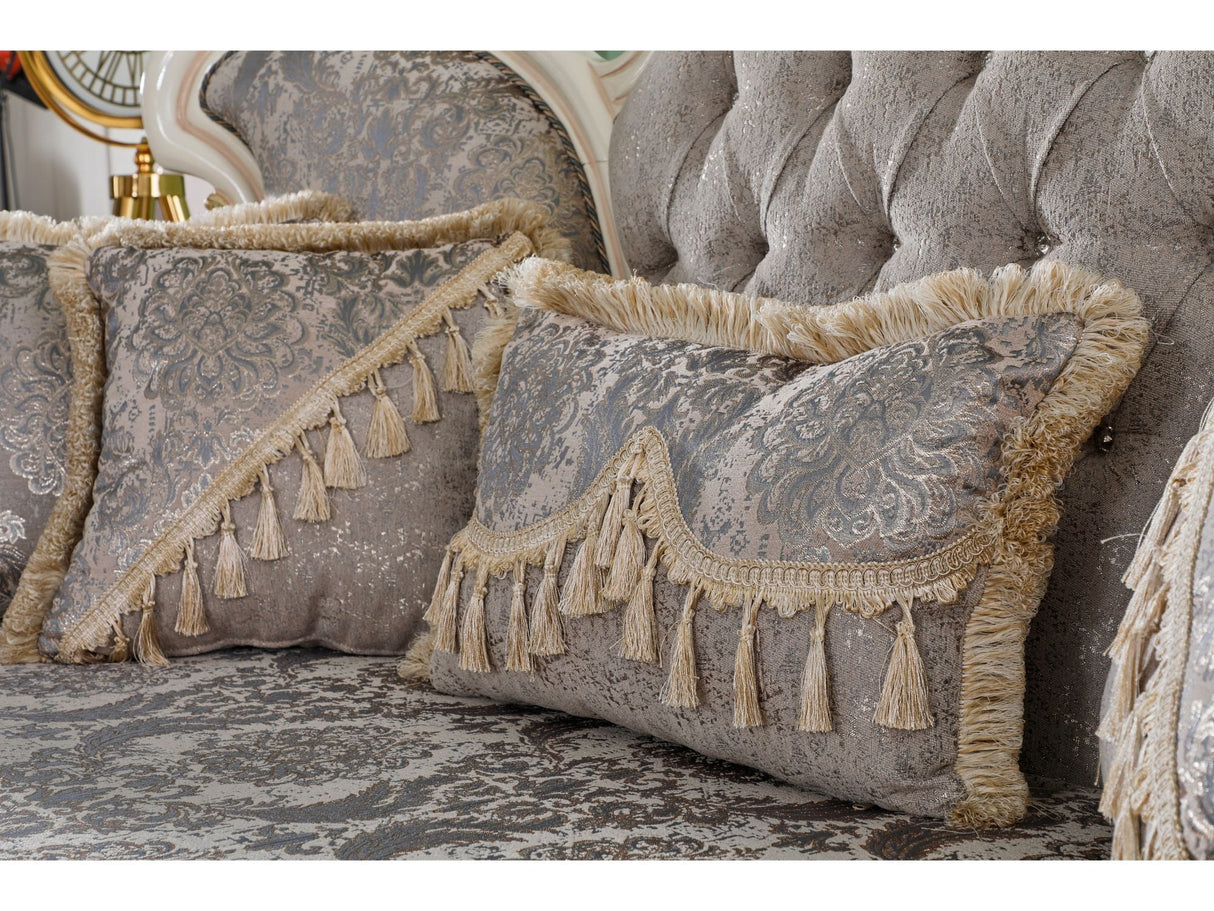 Kelebek Vizon Traditional Loveseat by Furnia at Eve Furniture