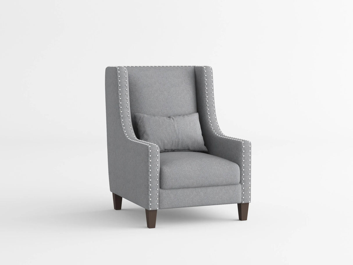 Keller Dark Gray Accent Chair by Homelegance at Eve Furniture