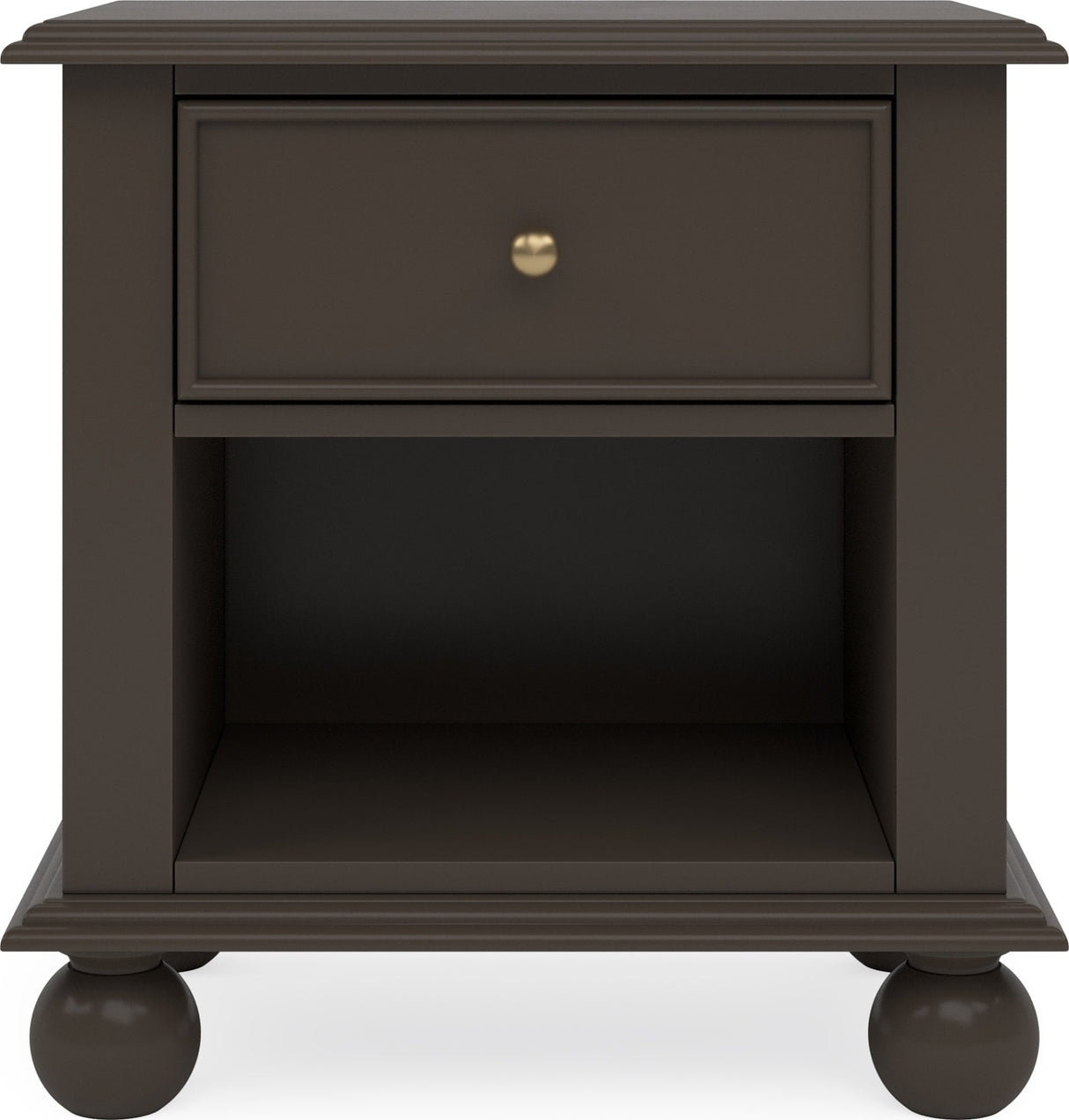 Kellie Bourbon 1-Drawer Nightstand