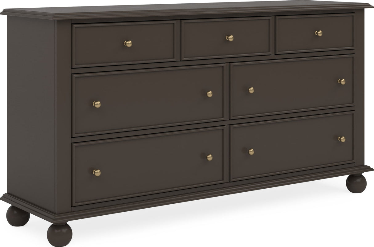 Kellie Bourbon 7-Drawer Dresser