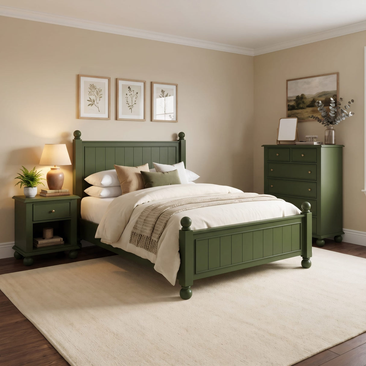Kellie Juniper 1-Drawer Nightstand