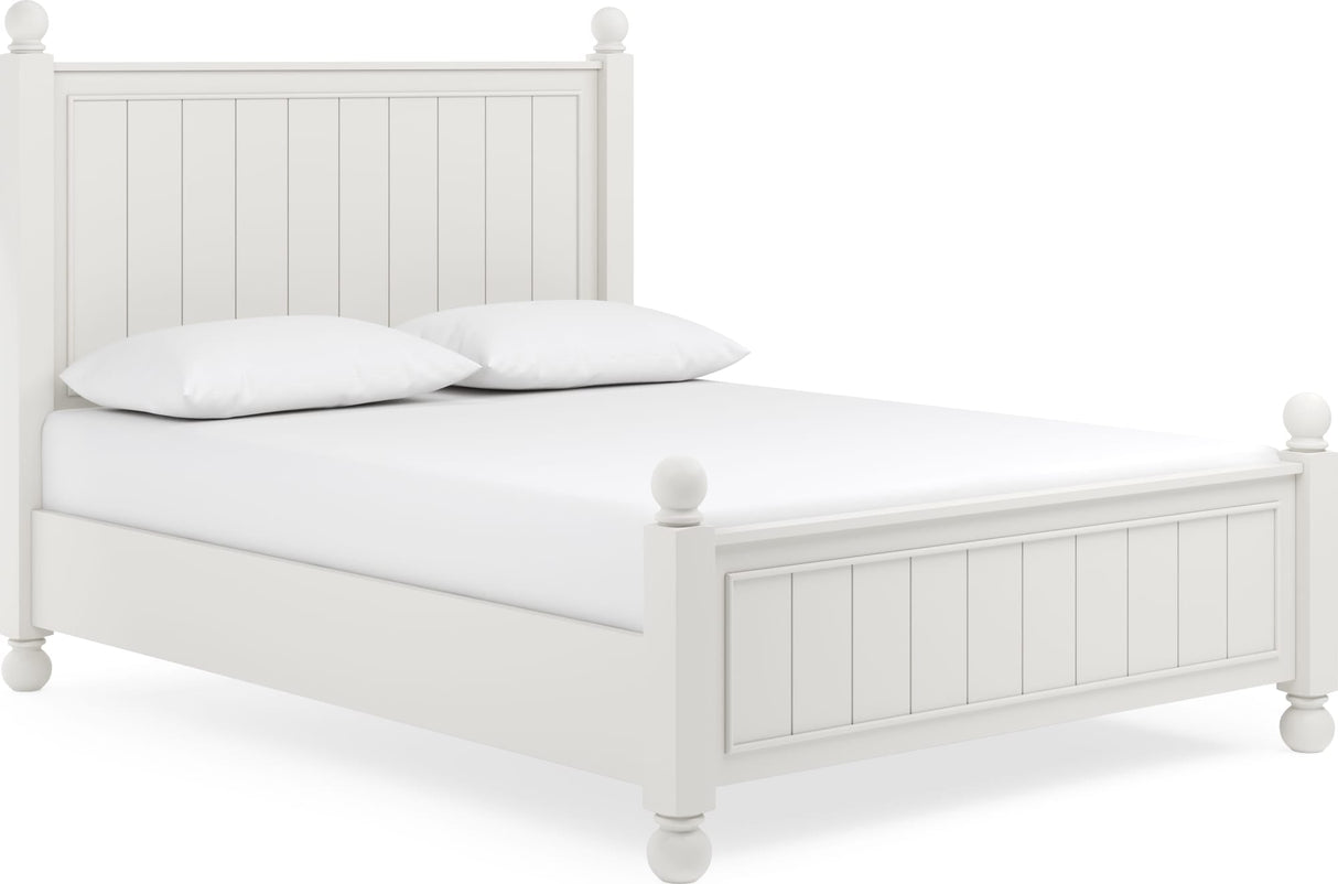 Kellie Milkstone Full Panel Bed