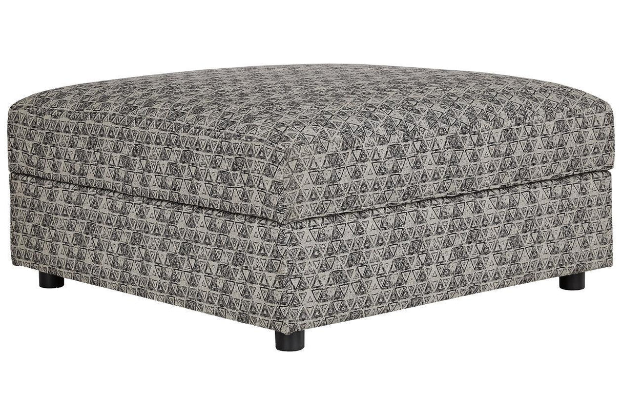Kellway Bisque Ottoman With Storage by Ashley at Eve Furniture