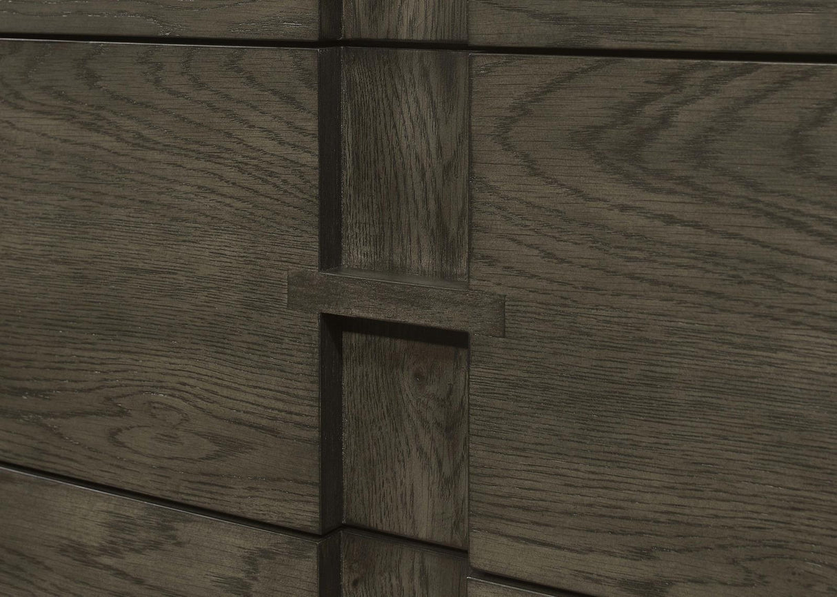 Kelly Dark Grey 3-drawer Storage Dining Sideboard Server by Coaster at Eve Furniture