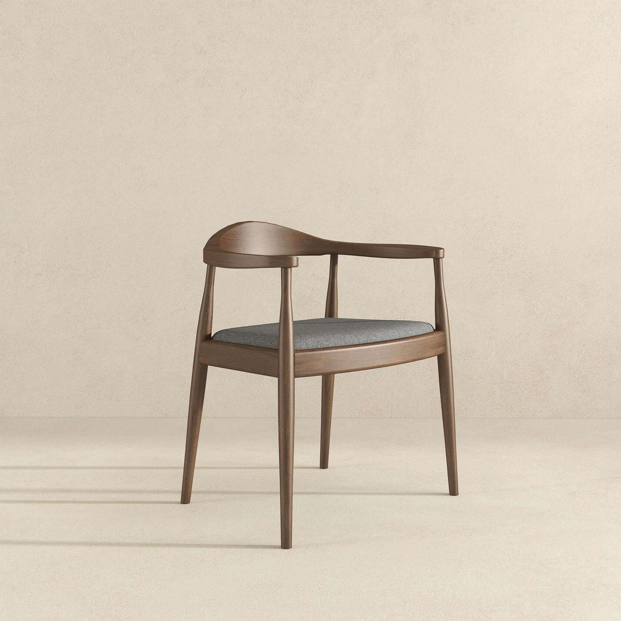 Kelly Grey Fabric Dining Chair by Ashcroft Furniture at Eve Furniture