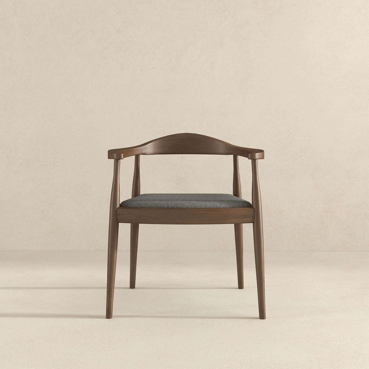 Kelly Grey Fabric Dining Chair by Ashcroft Imports at Eve Furniture