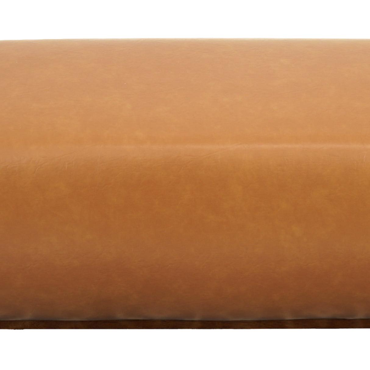 Kelvin Tan Vegan Leather Bench by Ashcroft Furniture at Eve Furniture