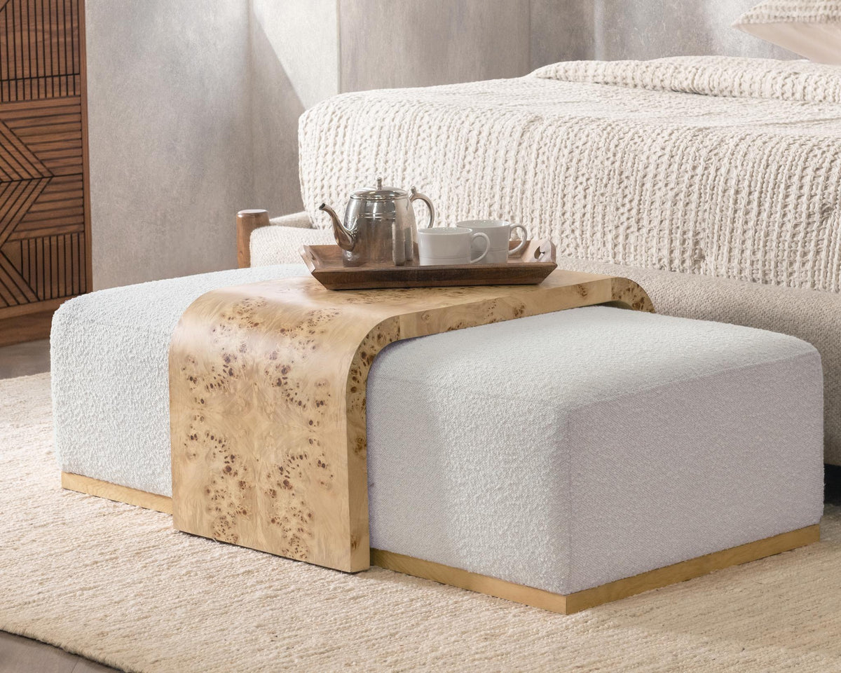 Kenan Ottoman by Classic Home at Eve Furniture