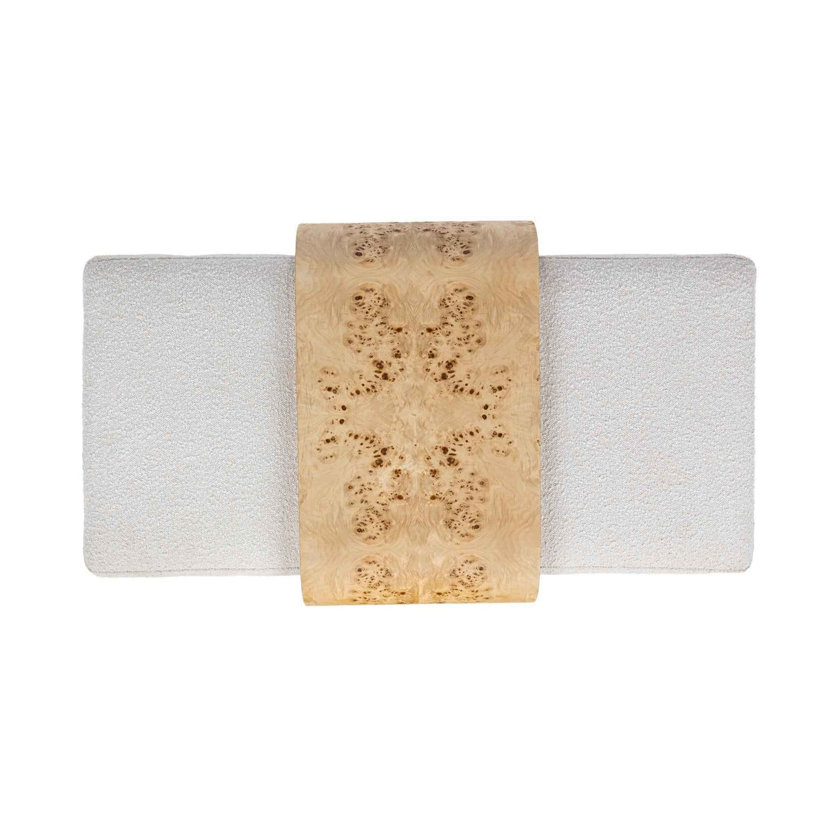 Kenan Ottoman - Creamy Ivory by Classic Home at Eve Furniture