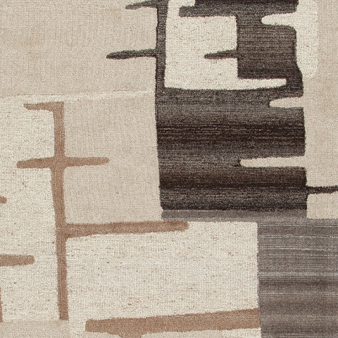 Kencher Beige/Brown Medium Rug by Ashley at Eve Furniture