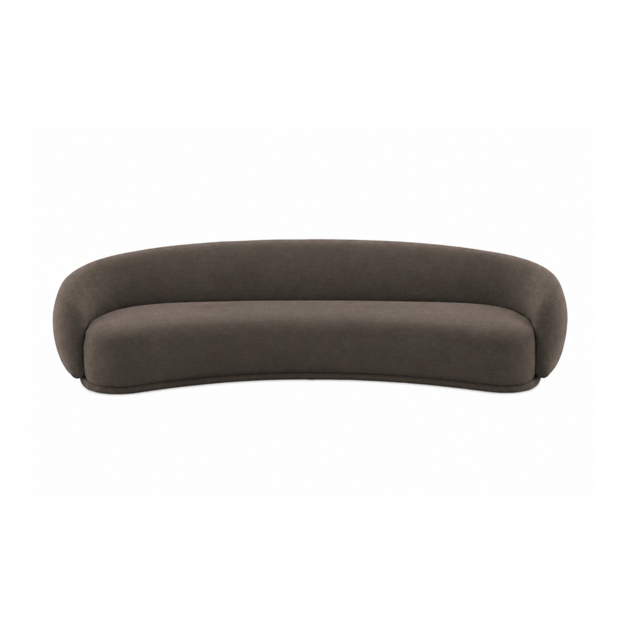 Kendall 120" Java Brown Textured Chenille Sofa by TOV Furniture at Eve Furniture