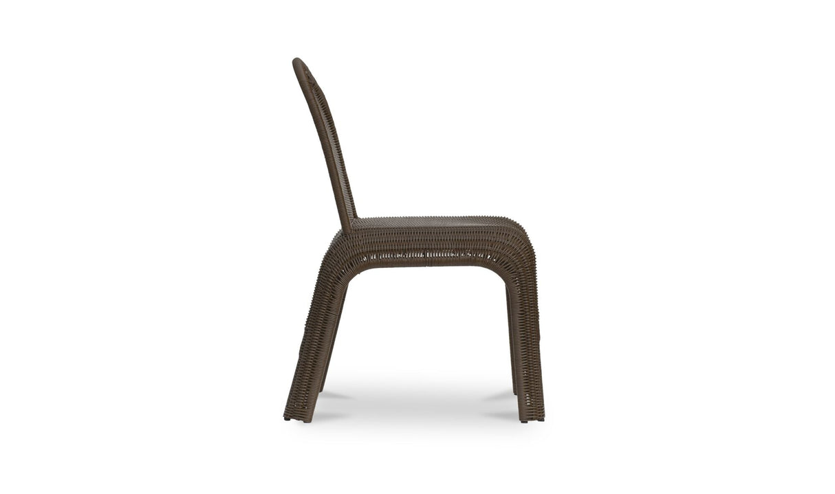 Kendall Outdoor Dining Chair Brown - Set of 2 by Moe's Home at Eve Furniture