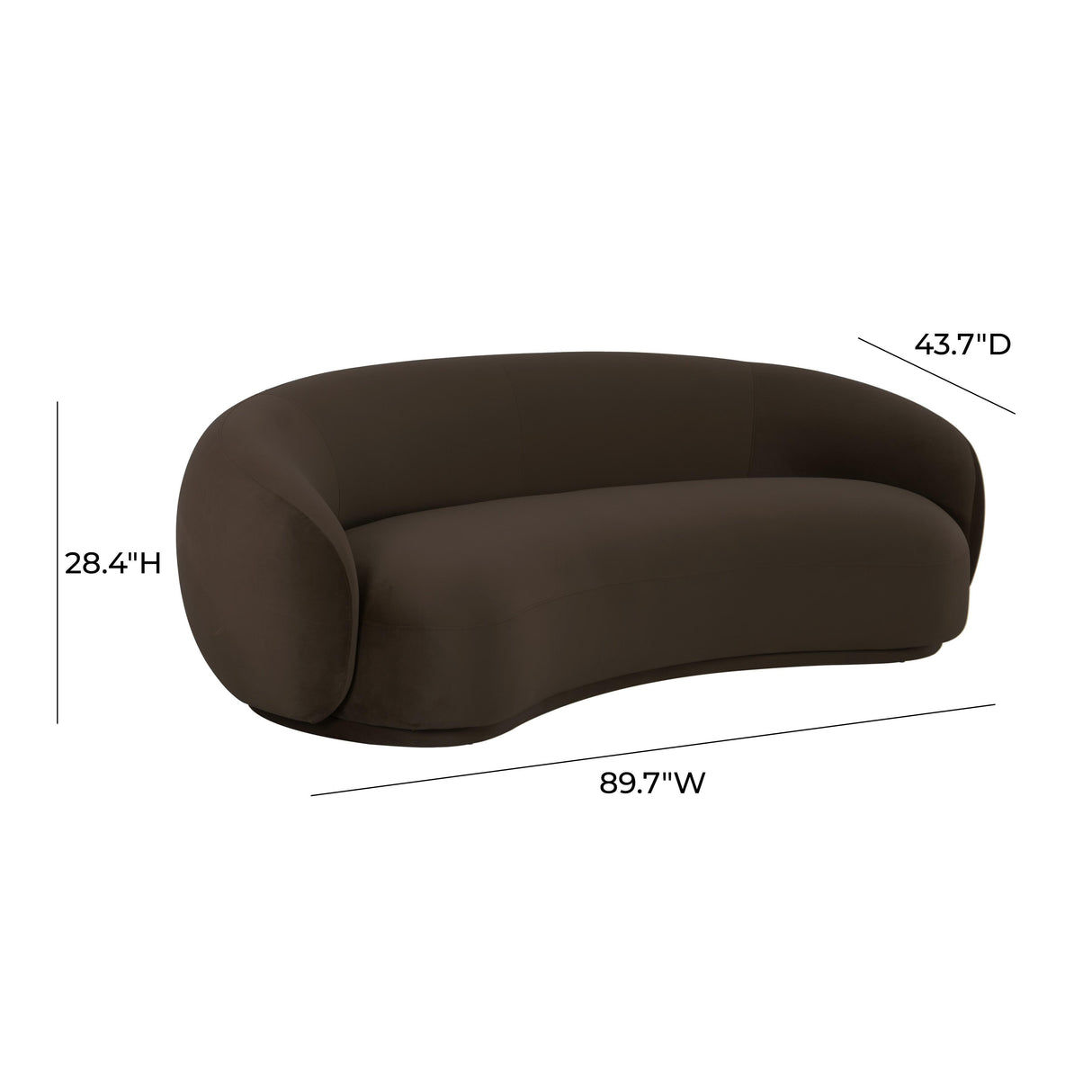 Kendall Velvet Sofa by TOV Furniture at Eve Furniture