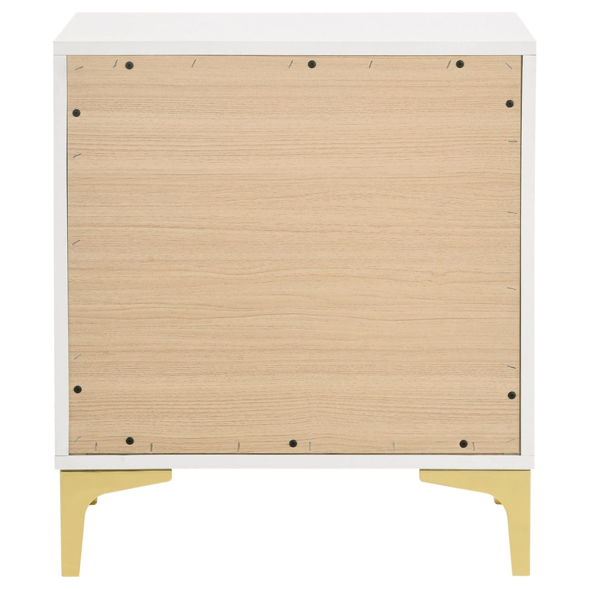 Kendall White 2-Drawer Nightstand by Coaster at Eve Furniture