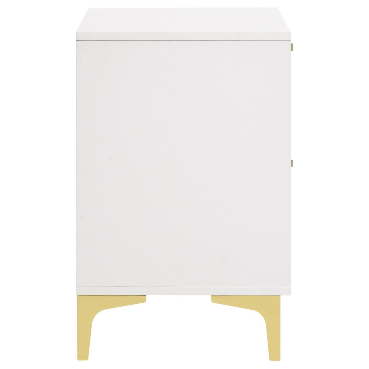 Kendall White 2-Drawer Nightstand by Coaster at Eve Furniture