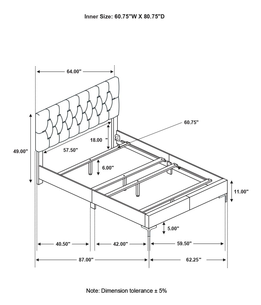 Kendall White 4-Piece Queen Bedroom Set by Coaster at Eve Furniture