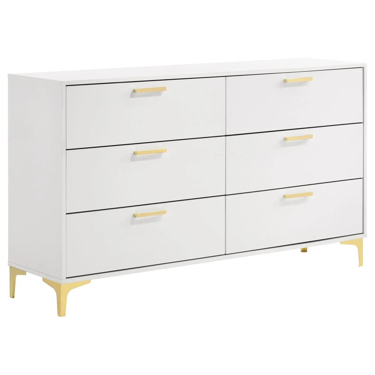 Kendall White 5-Piece Queen Bedroom Set by Coaster at Eve Furniture