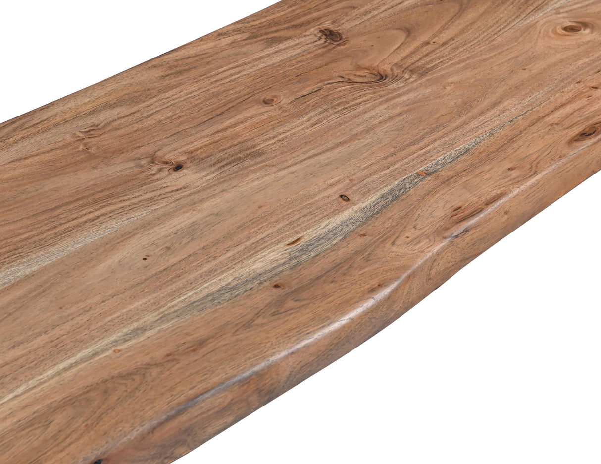 Kennedy 54" Bench in Smoke Acacia by Home Trends & Design at Eve Furniture
