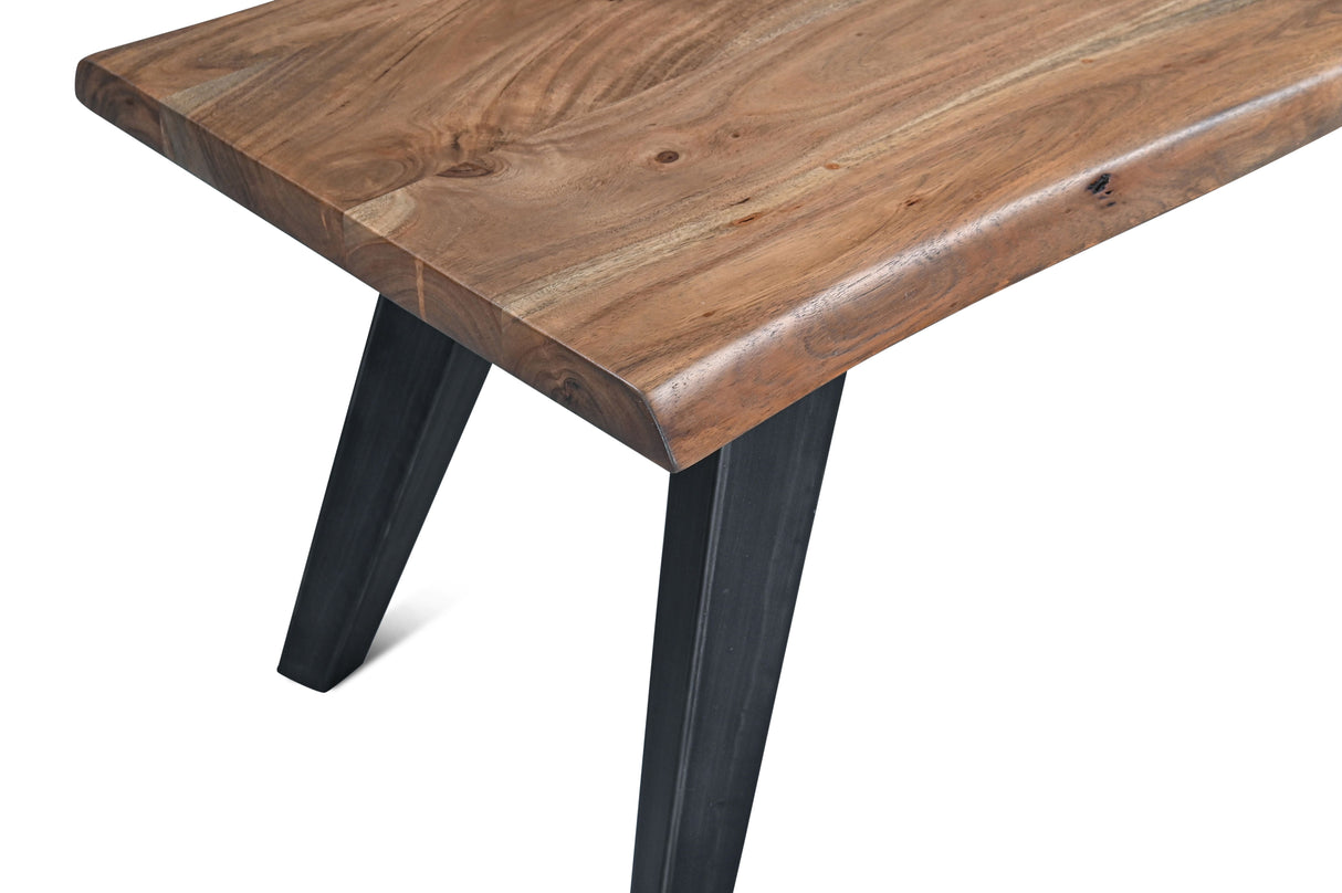 Kennedy 54" Bench in Smoke Acacia by Home Trends & Design at Eve Furniture