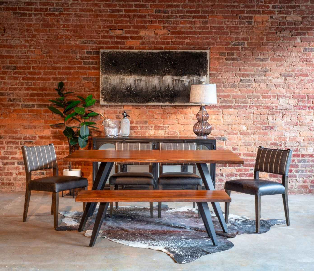 Kennedy 54" Bench in Walnut