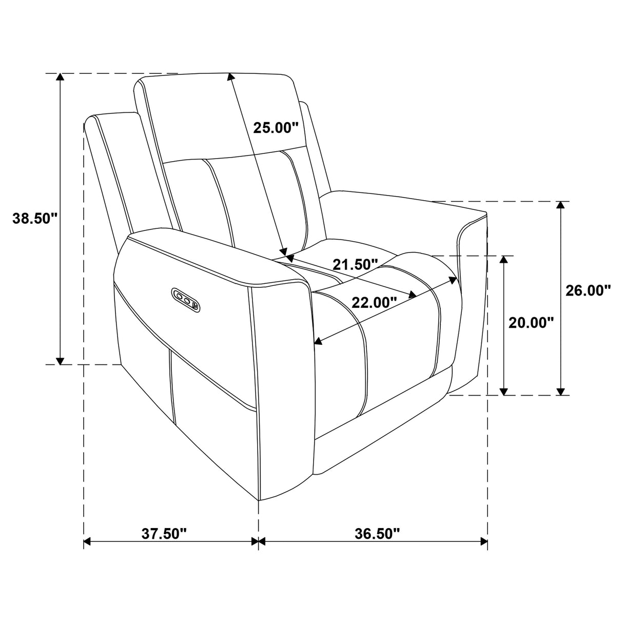 Kennett Ivory 3-piece Chenille Power Reclining Sofa Set by Coaster at Eve Furniture