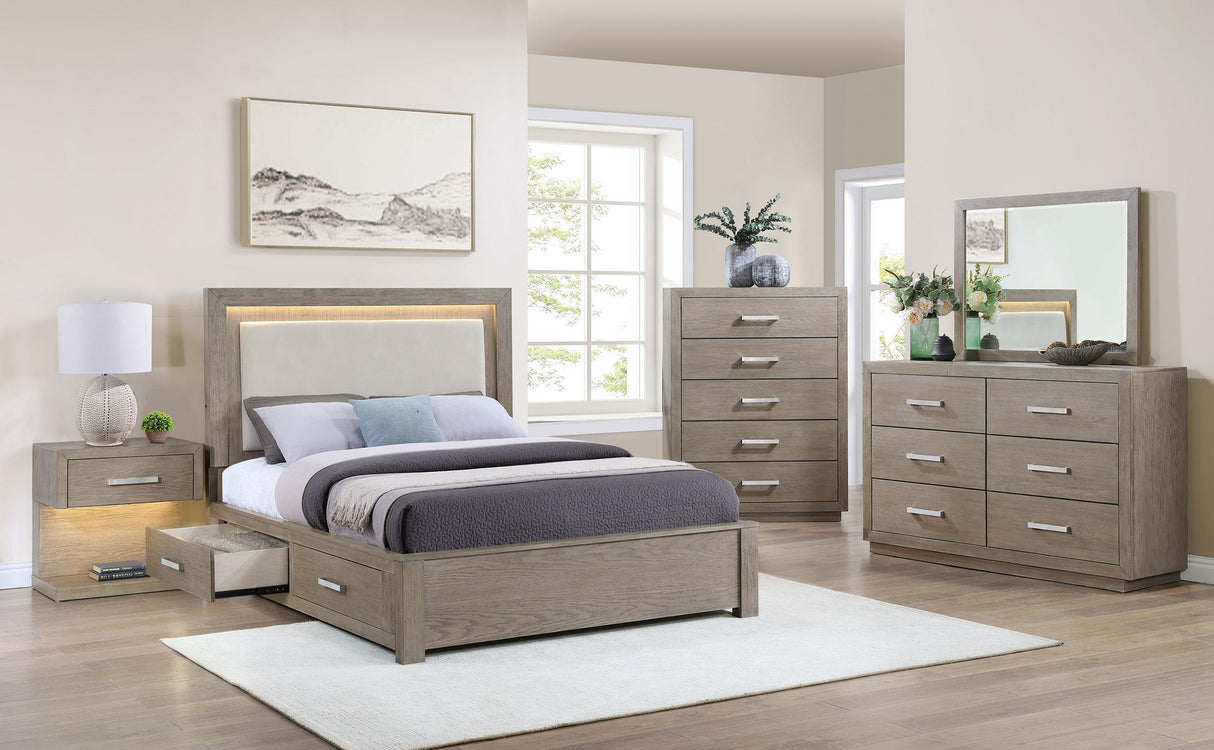 Kenora Brown 6-drawer Dresser Barley by Coaster at Eve Furniture