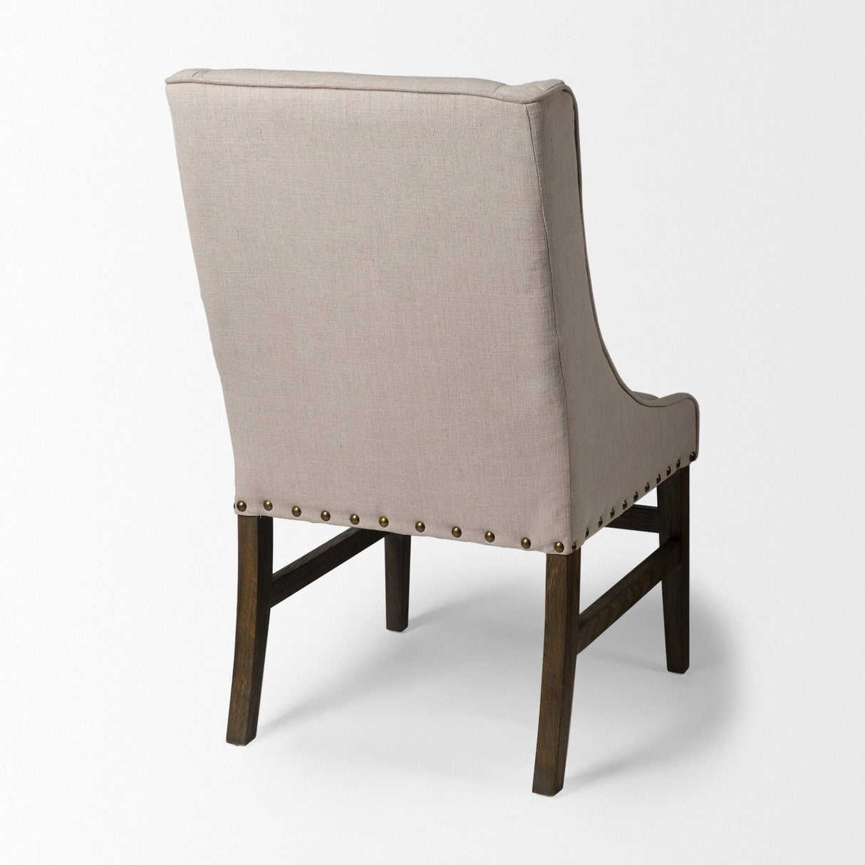 Kensington I Beige Fabric and Solid Wood Dining Chair by Mercana at Eve Furniture