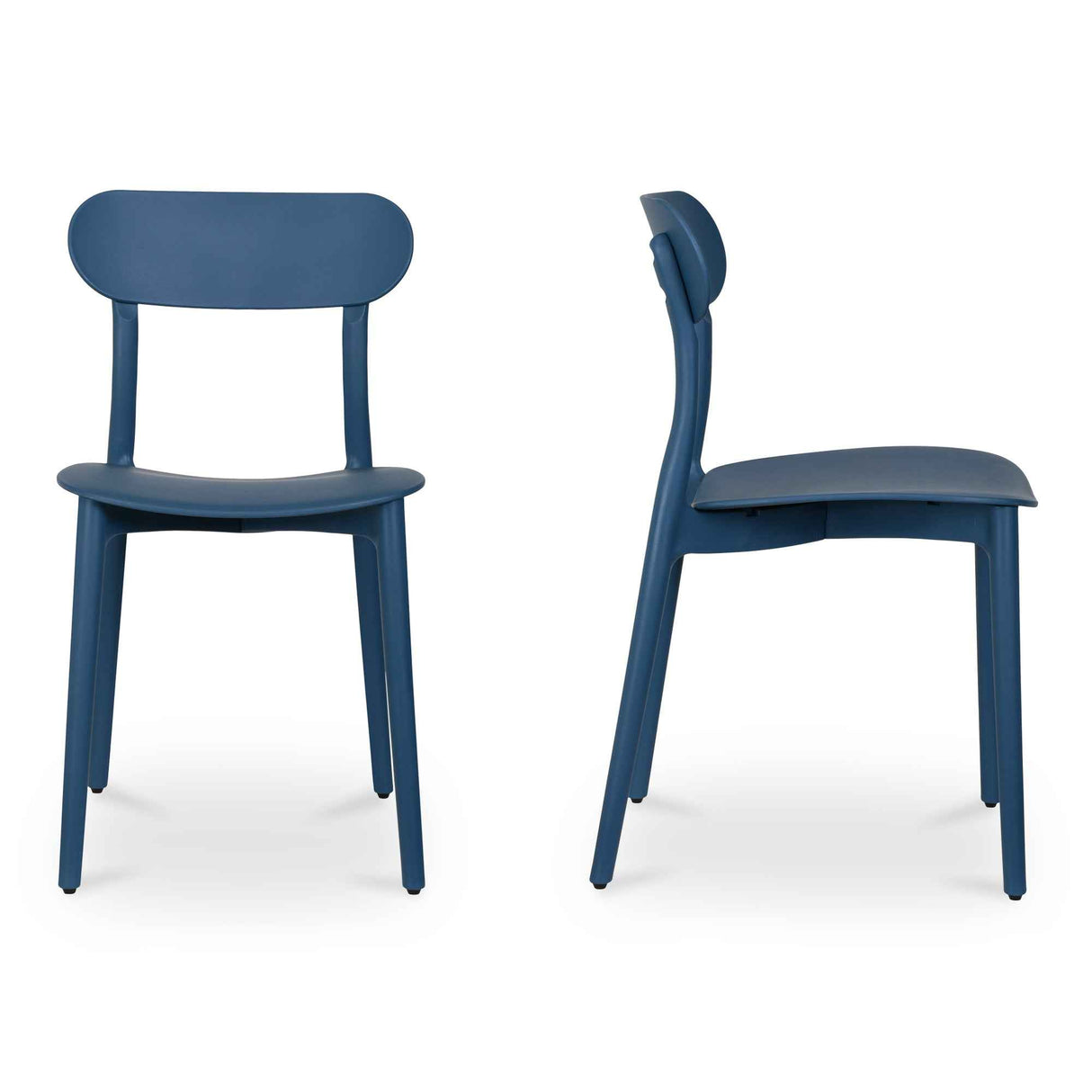Kent Navy Outdoor Dining Chair (Set of 2) by Moe's Home at Eve Furniture