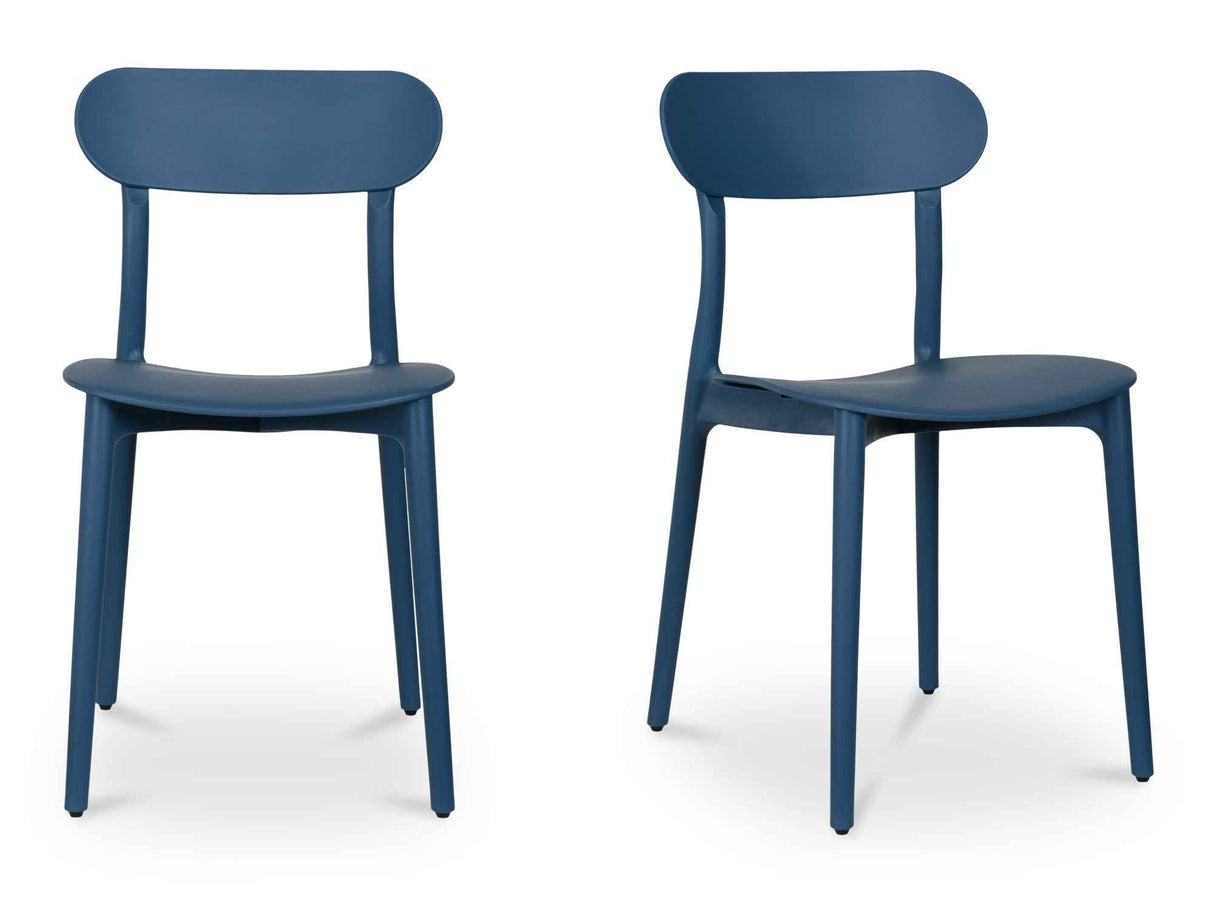 Kent Navy Outdoor Dining Chair (Set of 2) by Moe's Home at Eve Furniture