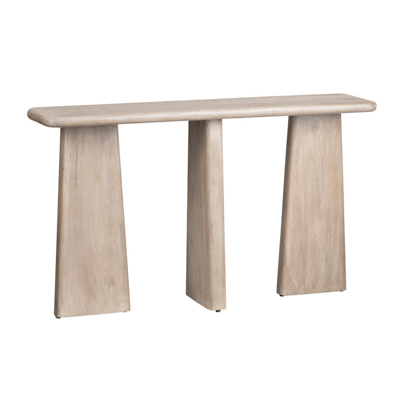 Kenwood Tan/White Console Table by Crestview at Eve Furniture