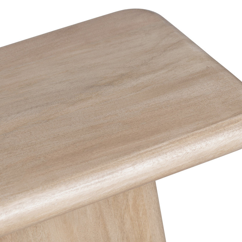 Kenwood Tan/White Console Table by Crestview at Eve Furniture