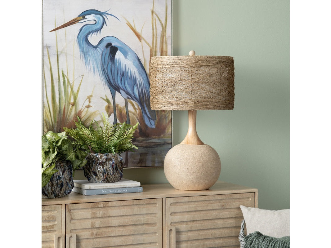 Kenya Tan/Brown Table Lamp by Crestview at Eve Furniture