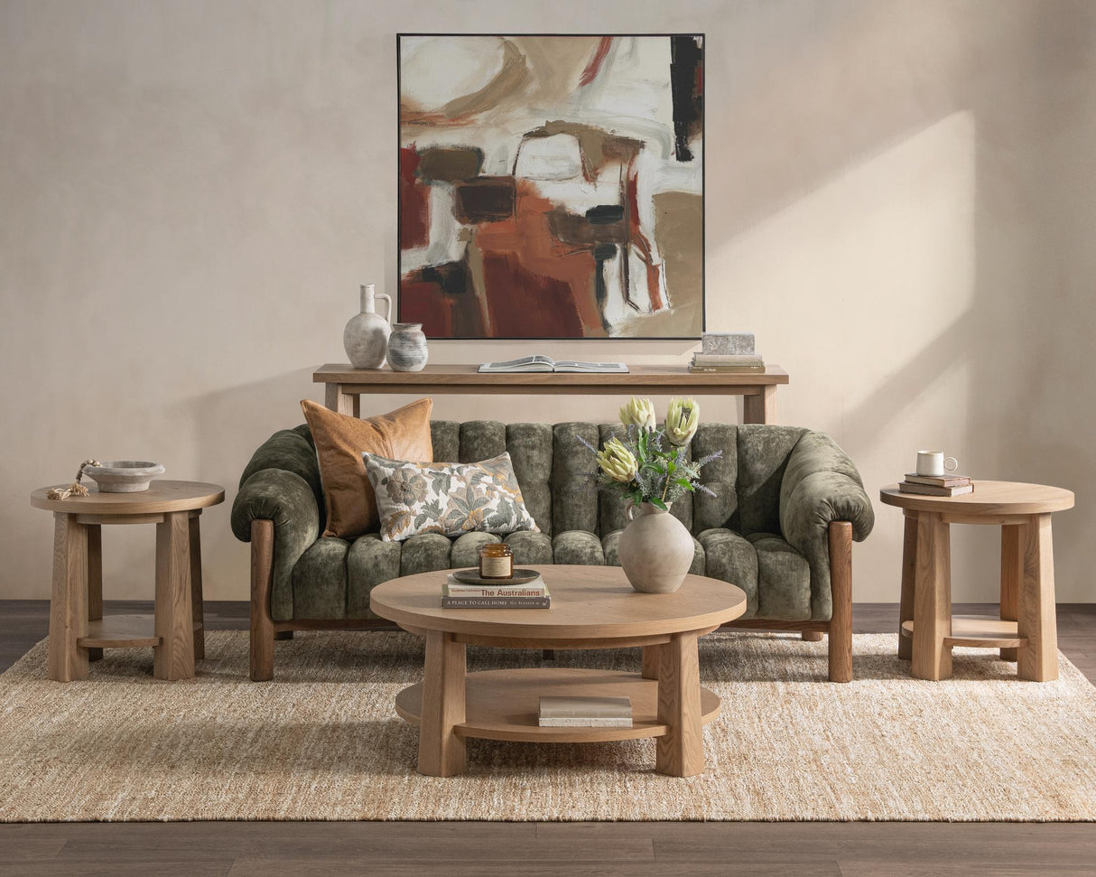 Kenzie Amber Toast Coffee Table by Classic Home at Eve Furniture