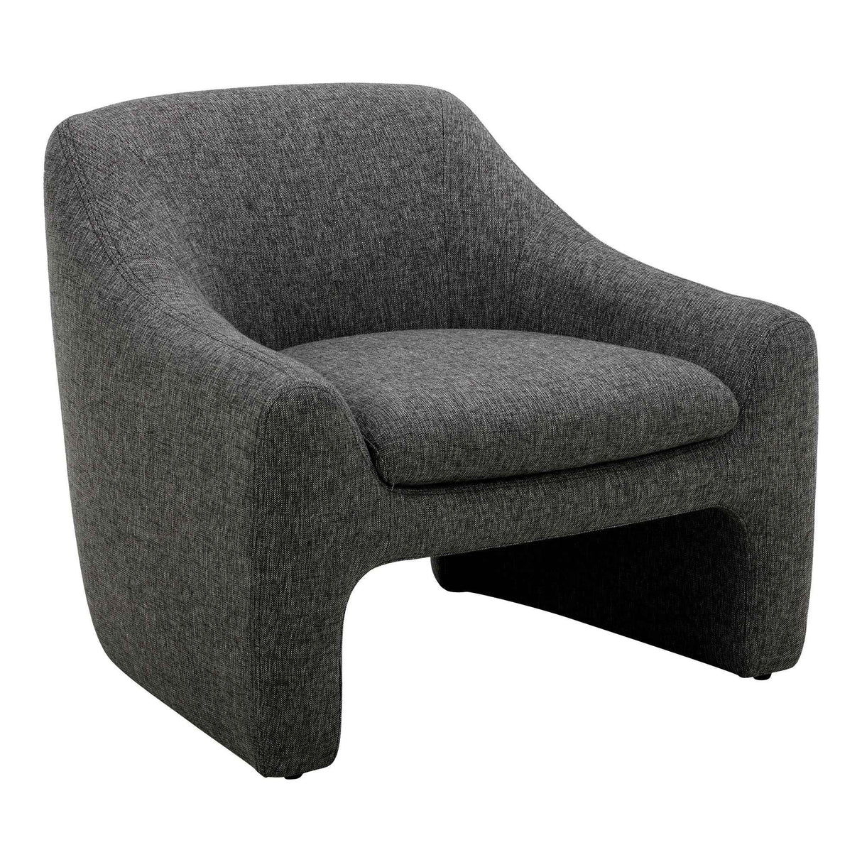 Kenzie Shadowed Grey Accent Chair