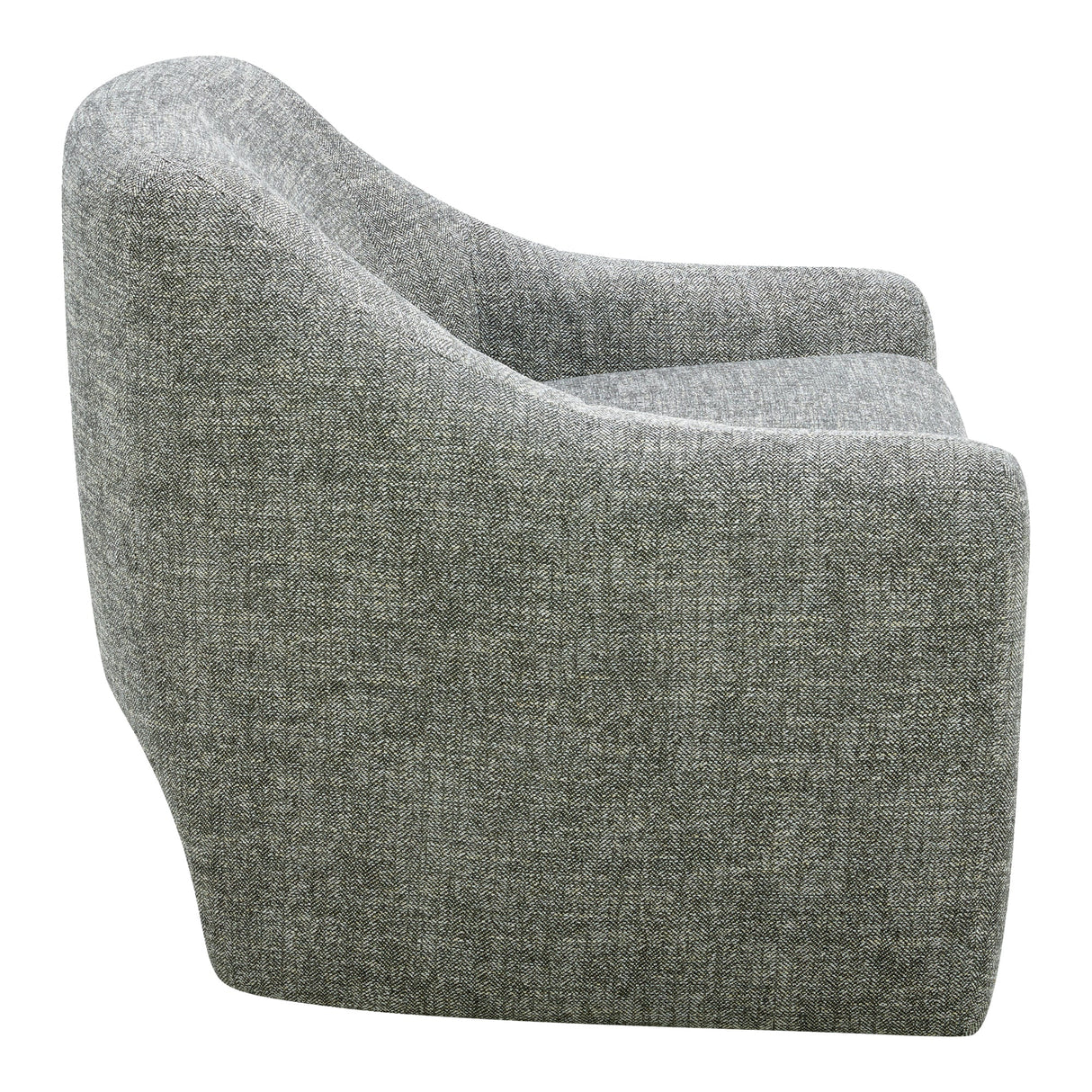 Kenzie Slated Moss Accent Chair by MOES at Eve Furniture