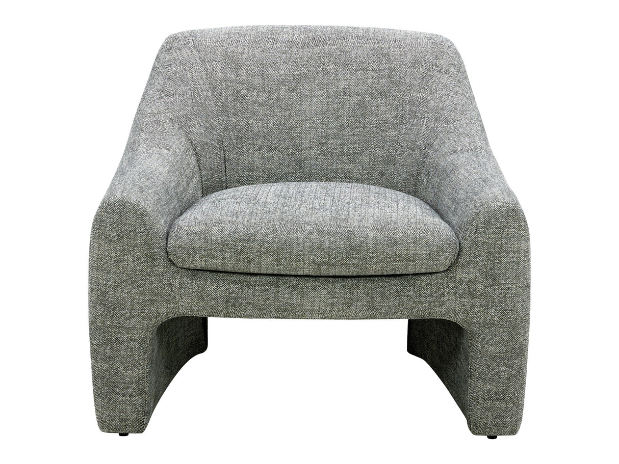 Kenzie Slated Moss Accent Chair by MOES at Eve Furniture