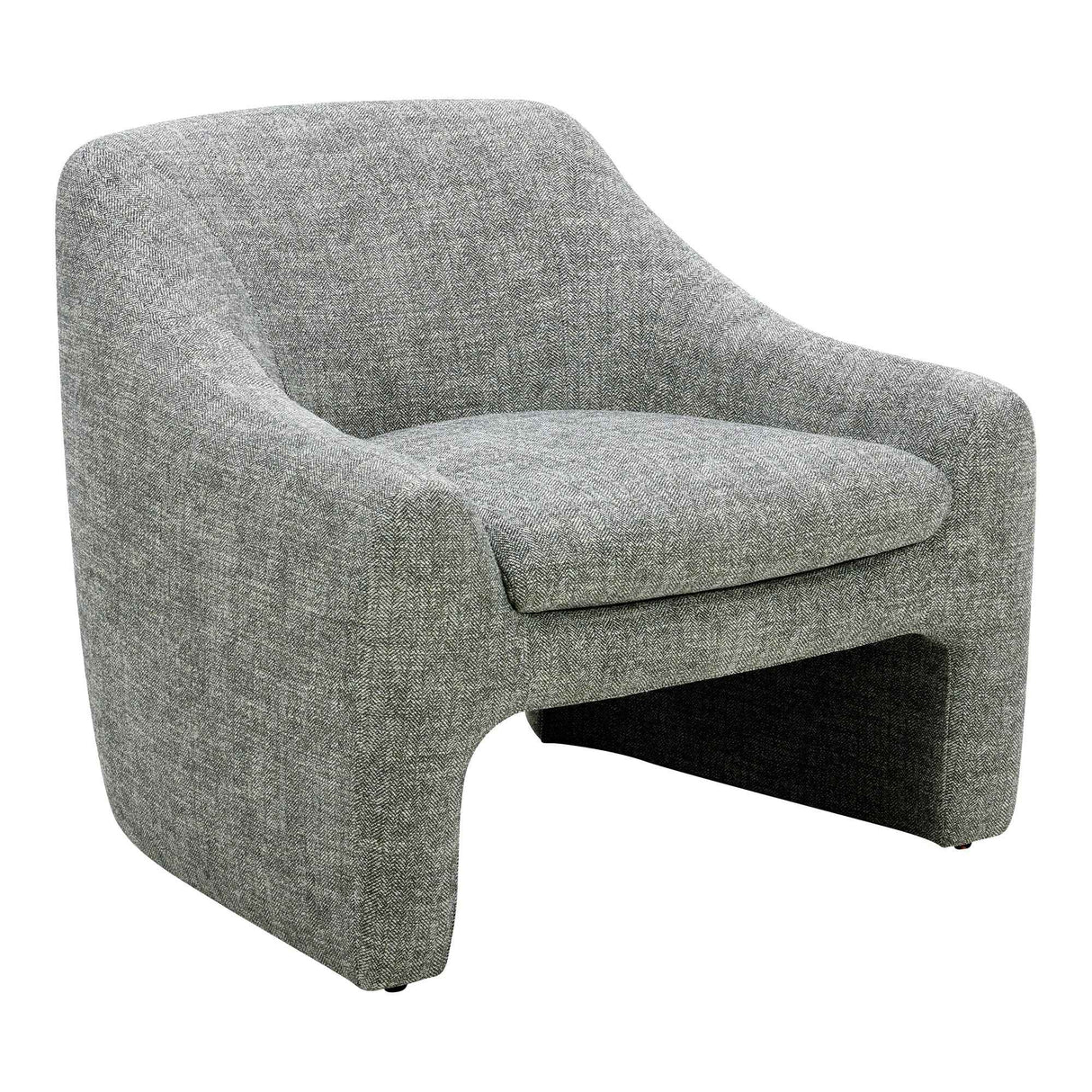 Kenzie Slated Moss Accent Chair by Moe's Home at Eve Furniture