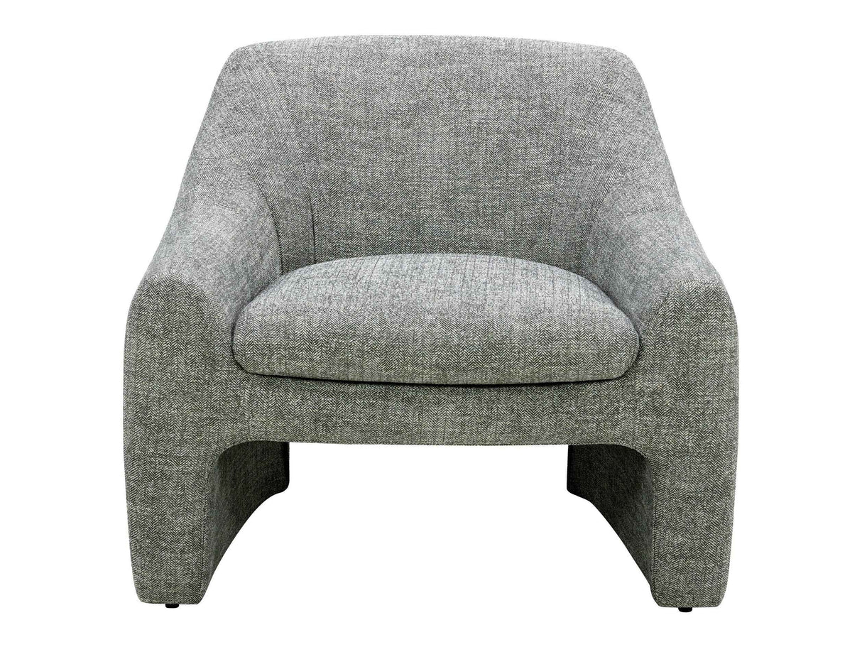 Kenzie Slated Moss Accent Chair by Moe's Home at Eve Furniture