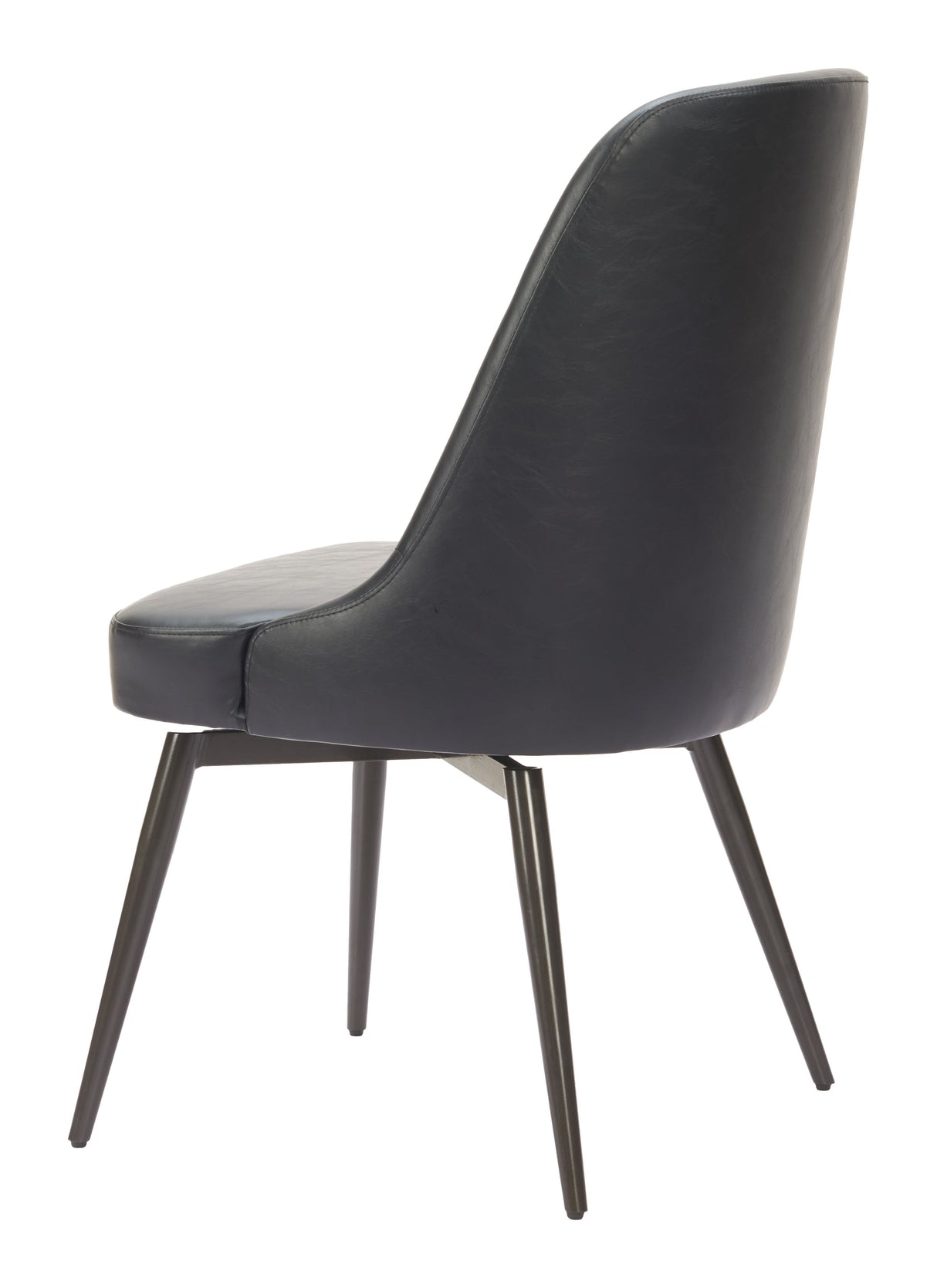 Keppel Black Swivel Dining Chair (Set of 2) by Zuomod at Eve Furniture