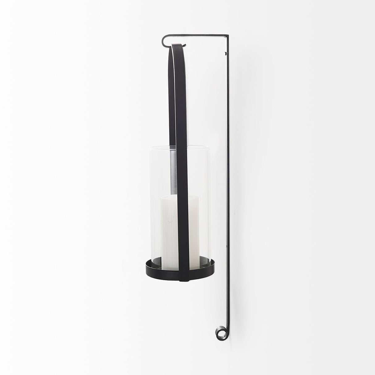 Kero Black Metal Wall Candle Holder by Mercana at Eve Furniture