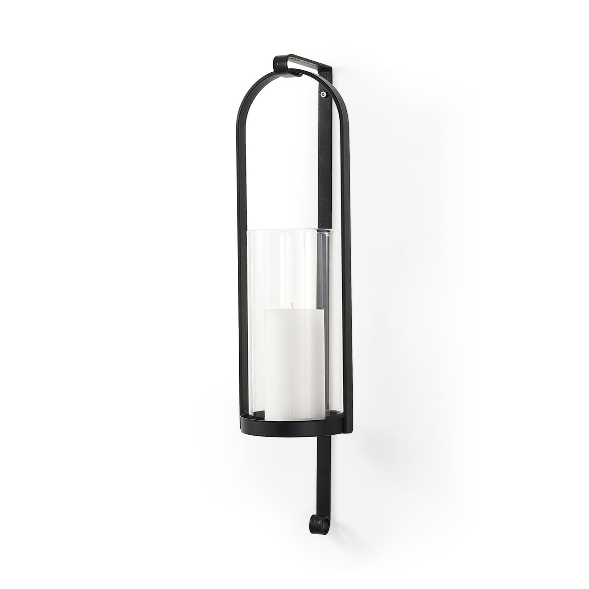 Kero Black Metal Wall Candle Holder by Mercana at Eve Furniture