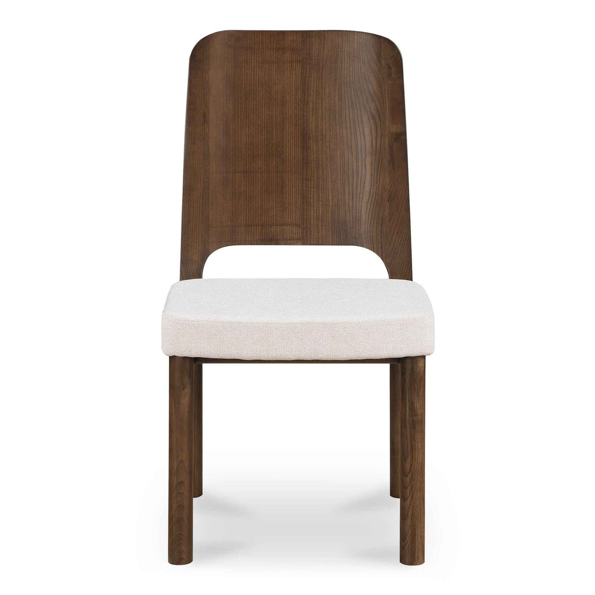 Kerr Ash Beige Dining Chair Walnut Stained (Set of 2)
