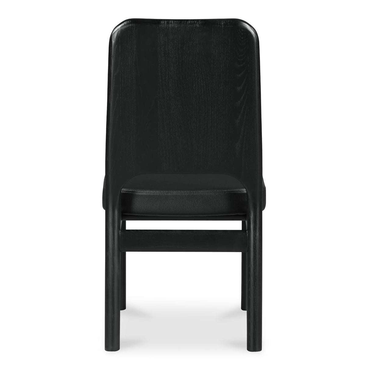 Kerr Black Dining Chair Vegan Leather (Set of 2) by MOES at Eve Furniture
