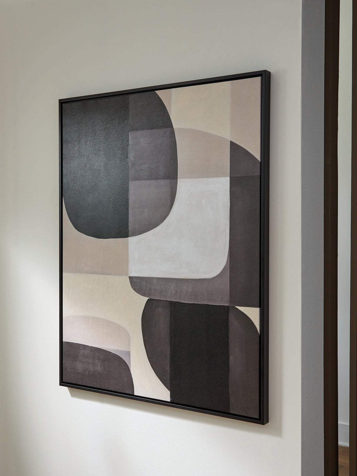 Kesleigh Black/White Wall Art by Ashley at Eve Furniture