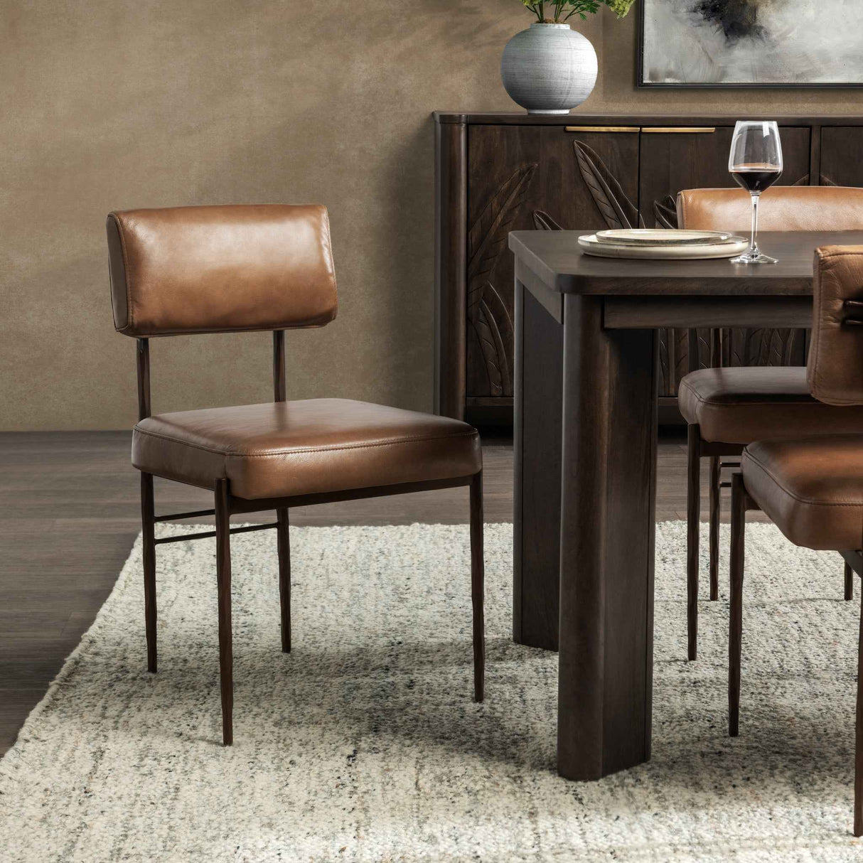 Kester Tan Dining Chair (Set of 2) by Classic Home at Eve Furniture