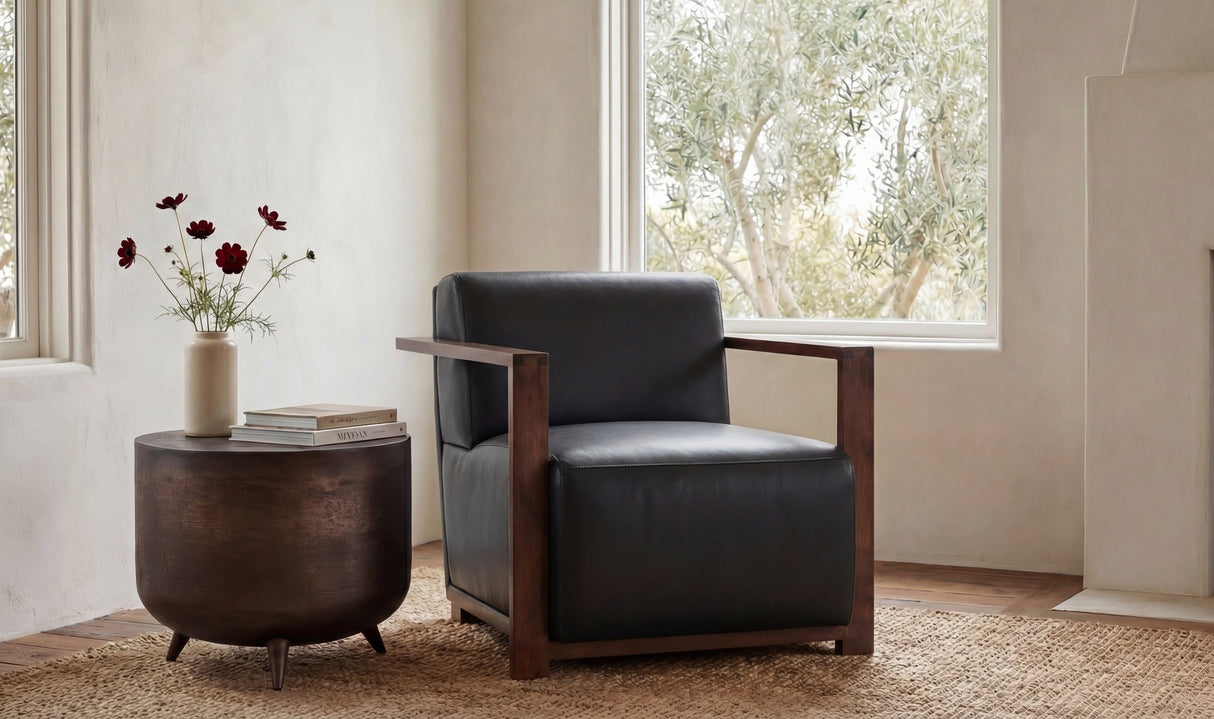 Kettel Accent Table Bronze by Moe's Home at Eve Furniture