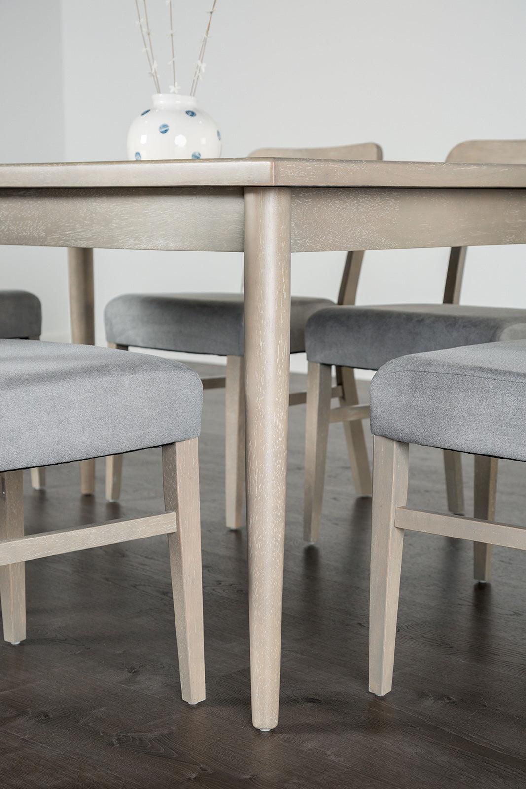 Keynes Gray Dining Table by Furniture of America at Eve Furniture