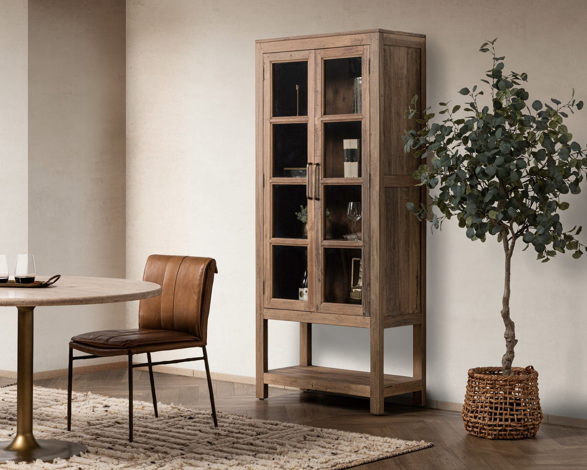 Kharga Tall Display Cabinet by Classic Home at Eve Furniture