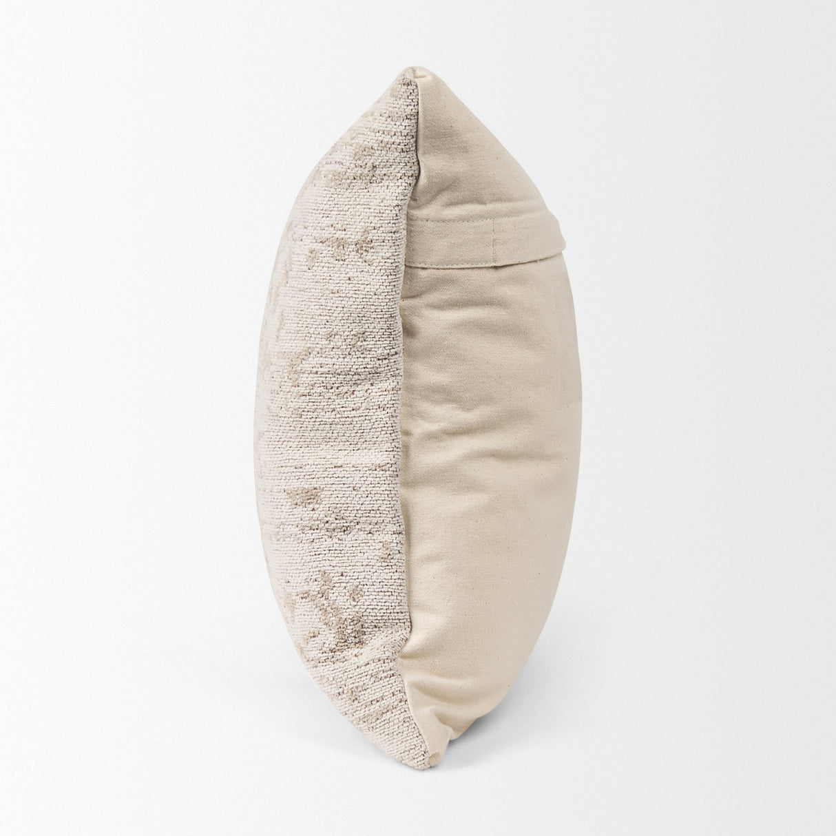 Khloe Cream Square Pillow Cover w/Down Filler, Set of 2 by Mercana at Eve Furniture