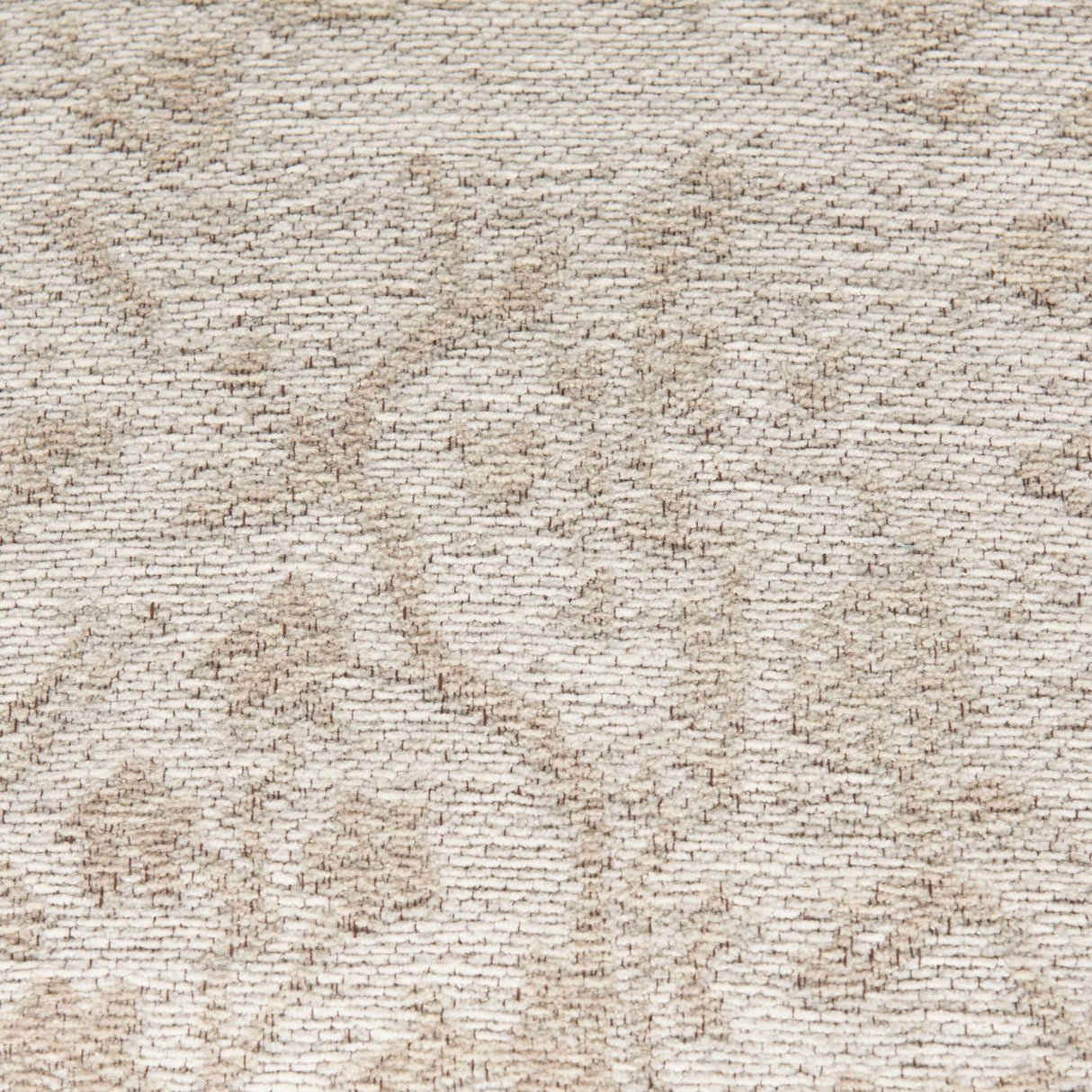 Khloe Small Cream Pouf by Mercana at Eve Furniture